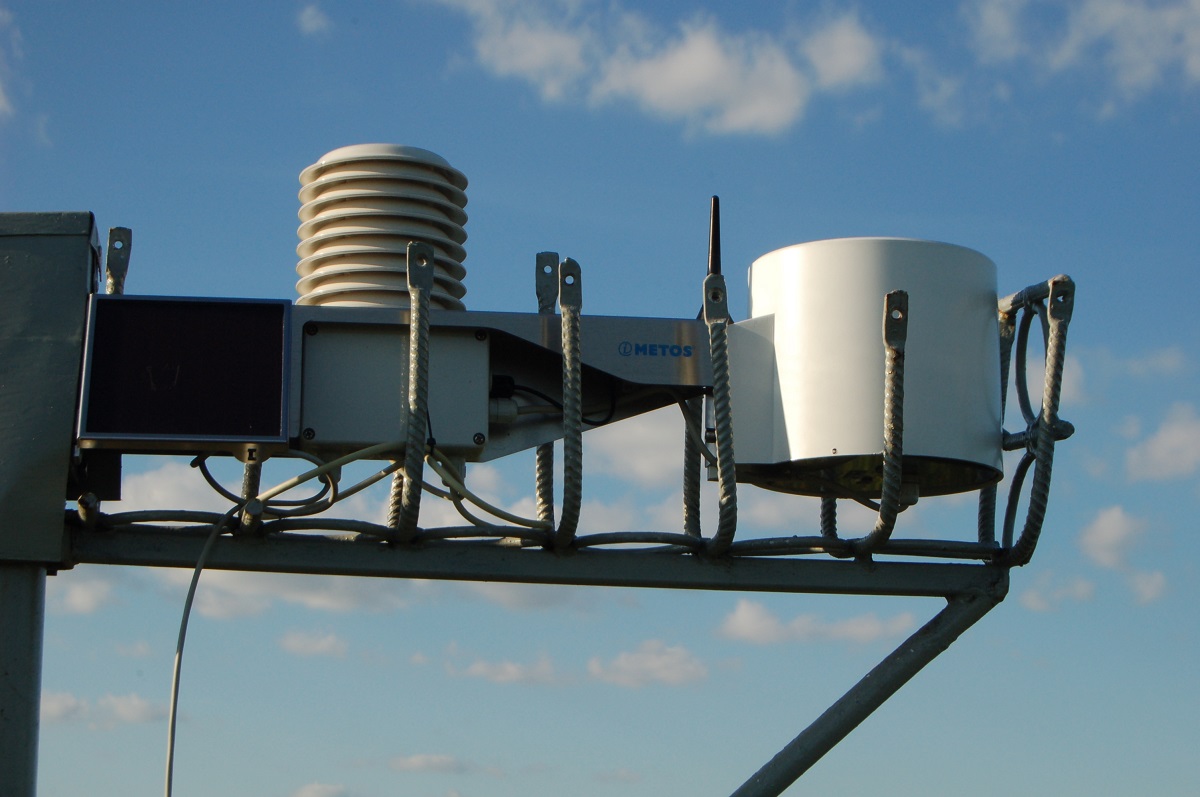 stacje meteo, stacje meteo w malinach, szara pleśń w malinach