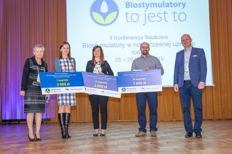 Konferencja zakończyła się wyłonieniem laureatów konkursu młodego naukowca. Wśród zwycięzców znaleźli się Izabela Michalak I, Sylwia Karolczyk II, Rajmund Glinicki III. Fundatorem nagród była firma Arysta LifeScience.